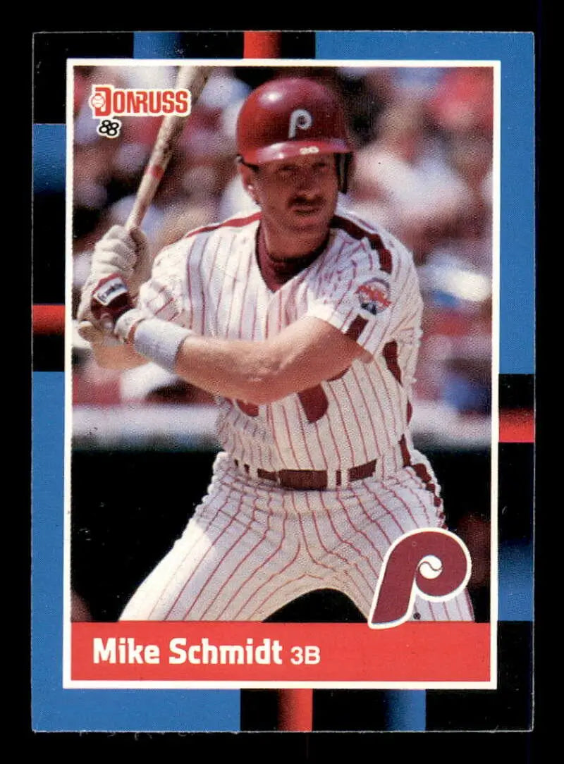 1988 Donruss #330 Mike Schmidt NM-MT Philadelphia Phillies Baseball Card - Baseball Card Single