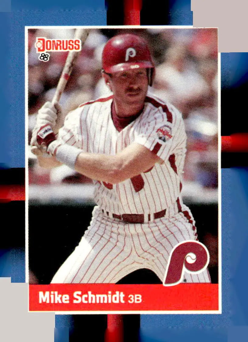 1988 Donruss Mike Schmidt 3B baseball card 330c Mike Schmidt collectible image