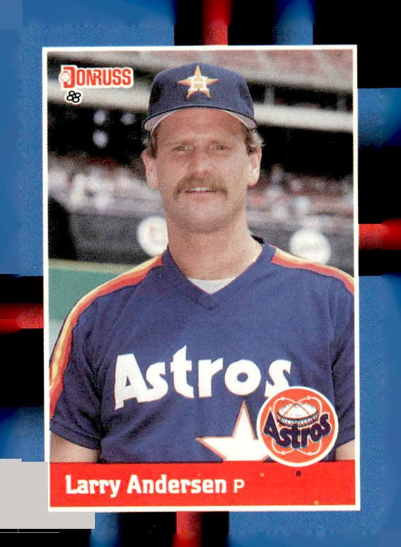 1988 Donruss Larry Andersen baseball card #332 showcasing Larry Andersen baseball memorabilia