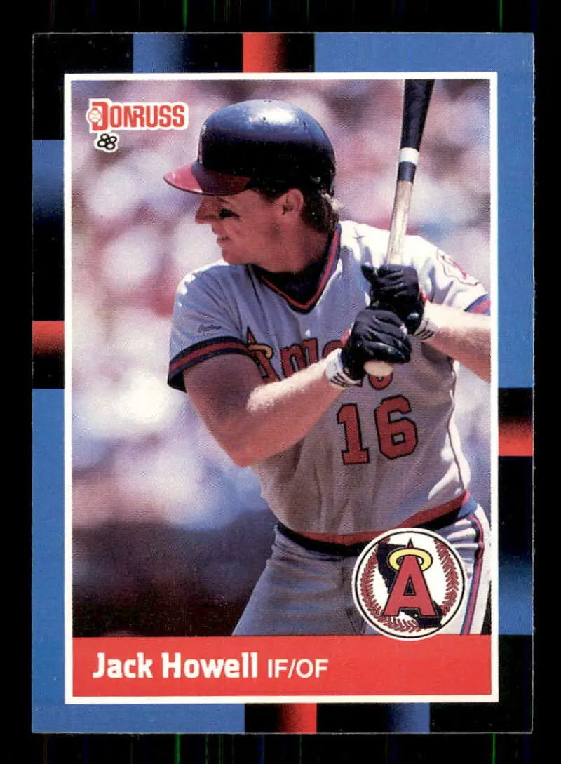 1988 Donruss #333 Jack Howell NM-MT California Angels Baseball Card - Baseball Card Single