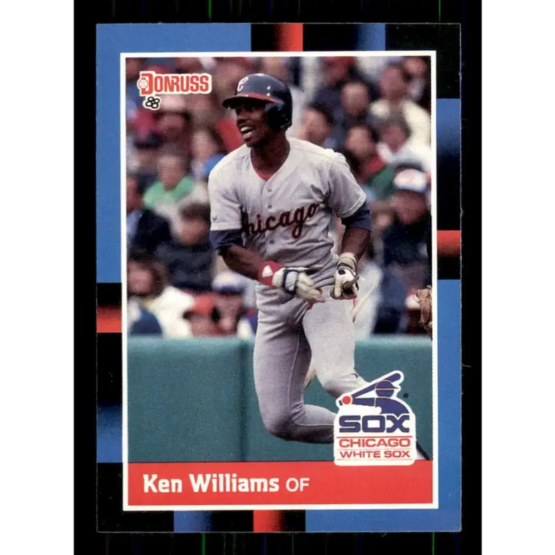 1988 Donruss #334 Kenny Williams EX Chicago White Sox Baseball Card - Baseball Card Single