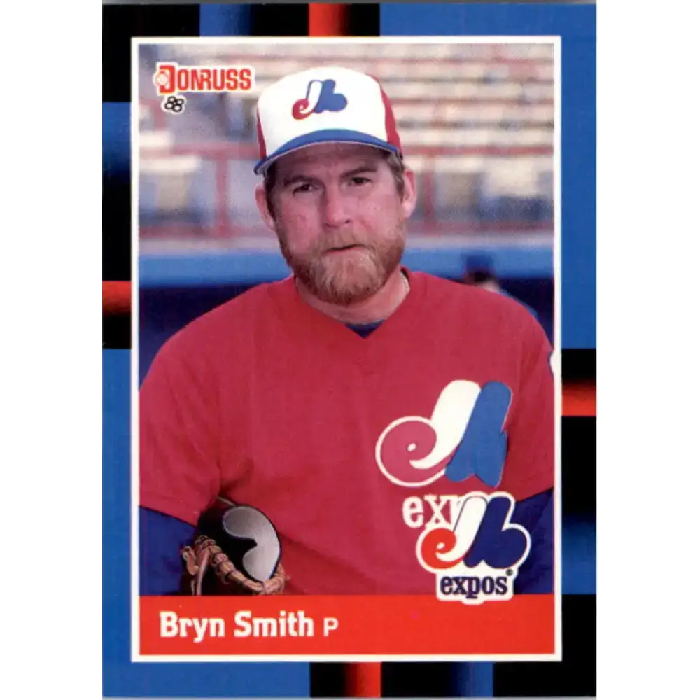 1988 Donruss #335 Bryn Smith EX Montreal Expos Baseball Card - Baseball Card Single
