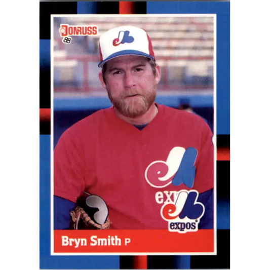 1988 Donruss #335 Bryn Smith EX Montreal Expos Baseball Card - Baseball Card Single