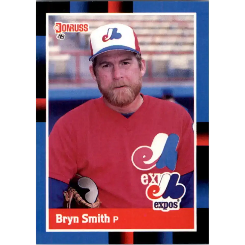 1988 Donruss #335 Bryn Smith EX Montreal Expos Baseball Card - Baseball Card Single
