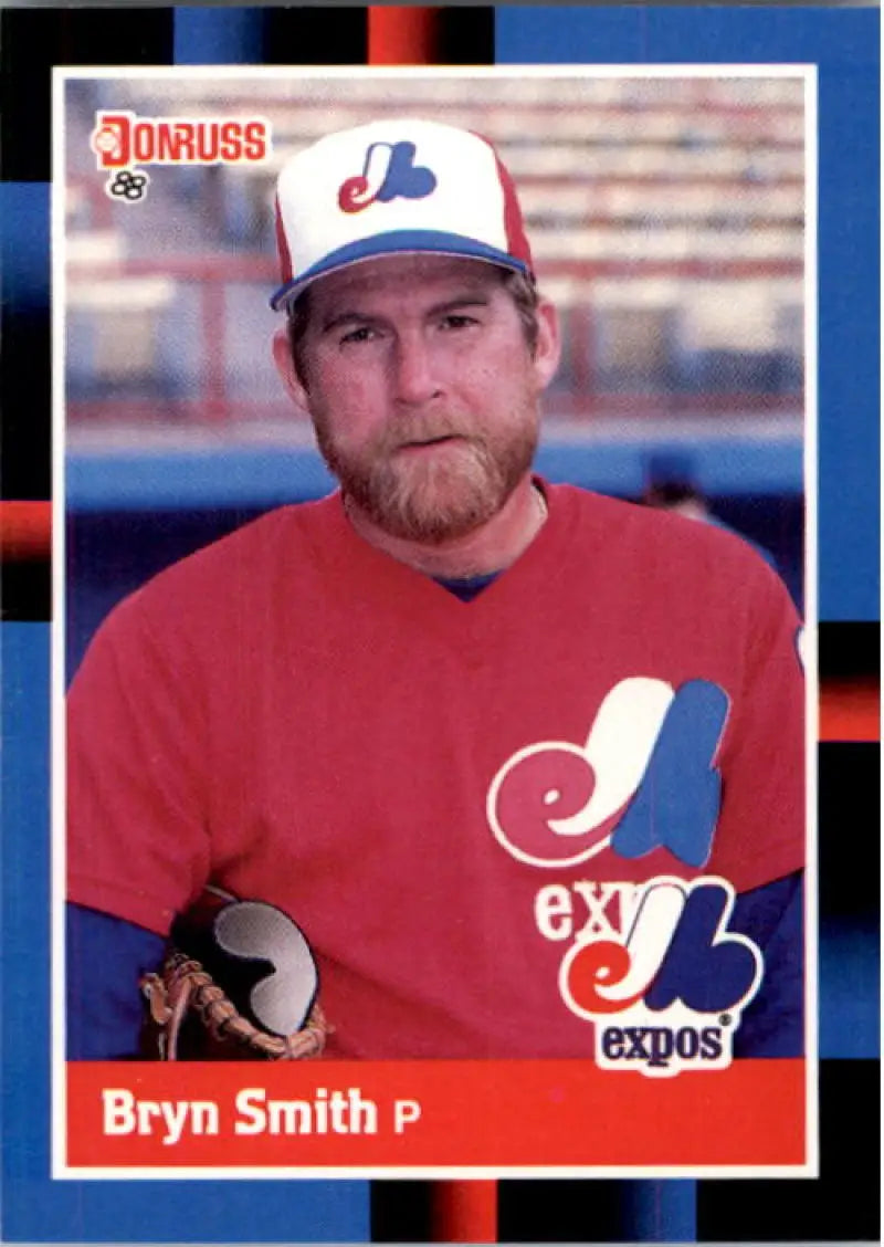 1988 Donruss #335 Bryn Smith NM-MT Montreal Expos Baseball Card - Baseball Card Single