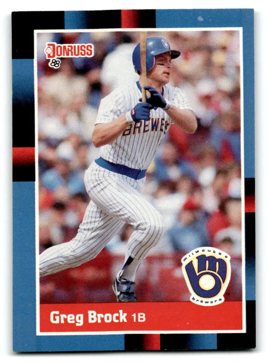 1988 Donruss #337c Greg Brock - Baseball Card Single