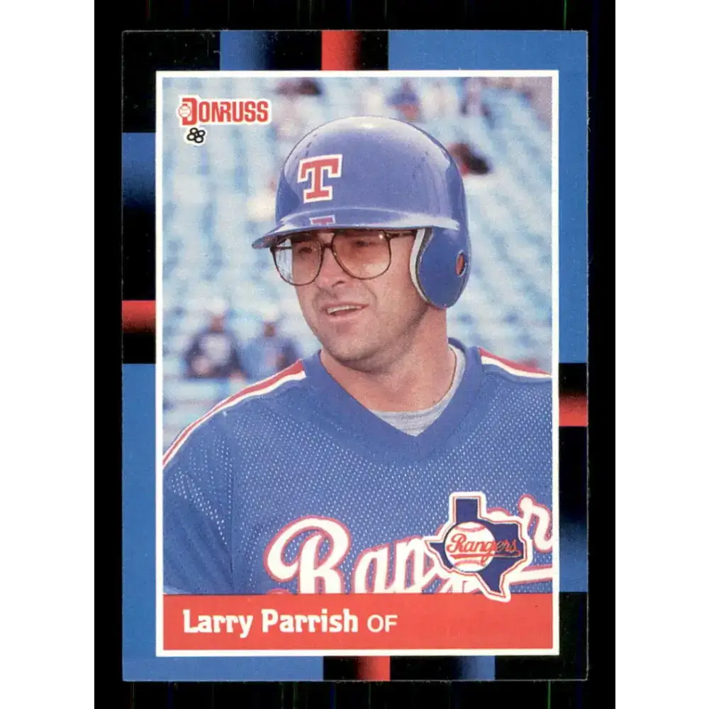 1988 Donruss #347 Larry Parrish EX Texas Rangers Baseball Card - Baseball Card Single