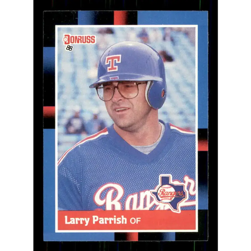 1988 Donruss #347 Larry Parrish EX Texas Rangers Baseball Card - Baseball Card Single