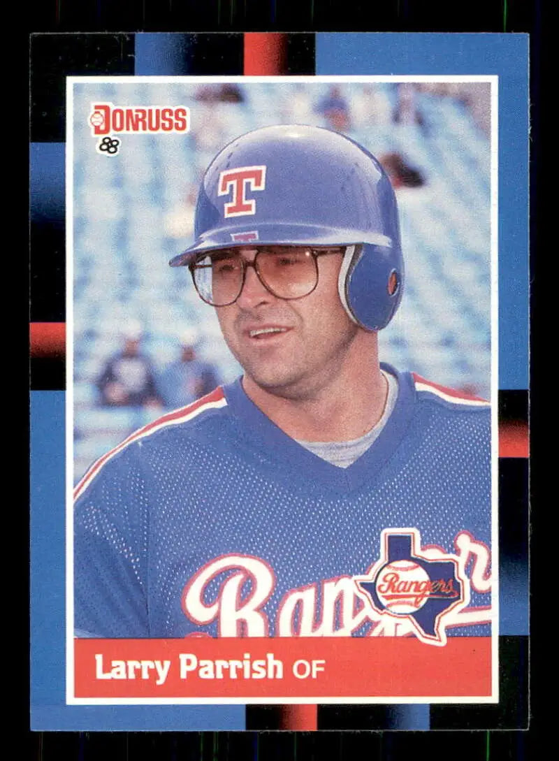 1988 Donruss #347 Larry Parrish NM-MT Texas Rangers Baseball Card - Baseball Card Single
