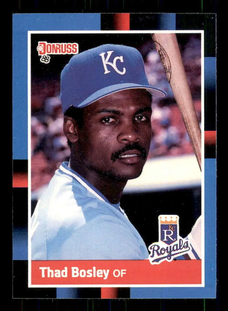 1988 Donruss #348 Thad Bosley NM-MT Kansas City Royals Baseball Card - Baseball Card Single
