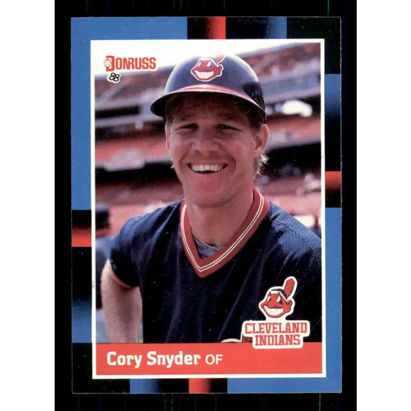 1988 Donruss #350 Cory Snyder EX Cleveland Indians Baseball Card - Baseball Card Single