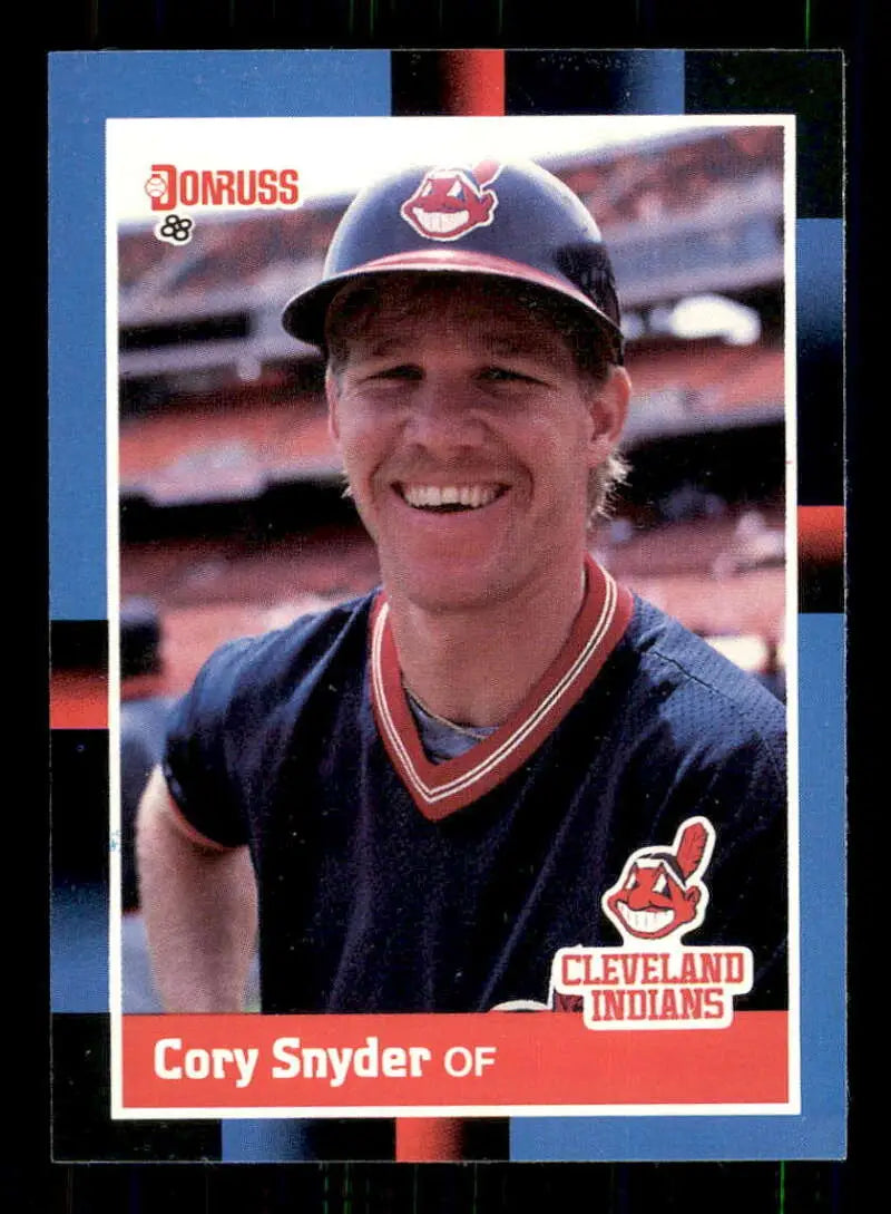 1988 Donruss #350 Cory Snyder NM-MT Cleveland Indians Baseball Card - Baseball Card Single