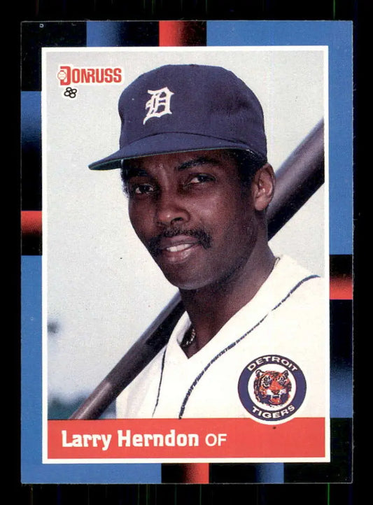 1988 Donruss #353 Larry Herndon NM-MT Detroit Tigers Baseball Card - Baseball Card Single