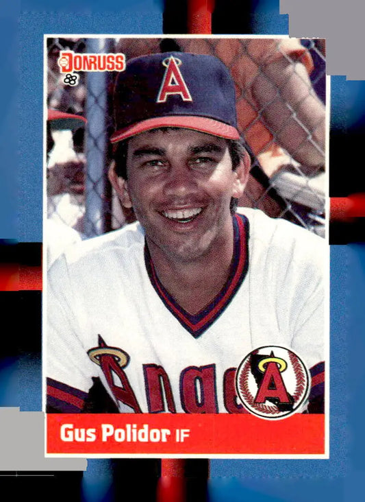 1988 Donruss Gus Polidor baseball card 356b Gus Polidor collectible memorabilia