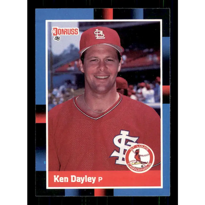 1988 Donruss #357 Ken Dayley EX St. Louis Cardinals Baseball Card