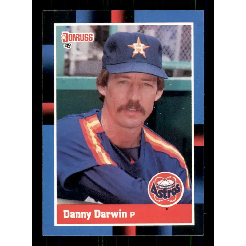 1988 Donruss #358 Danny Darwin EX Houston Astros Baseball Card - Baseball Card Single