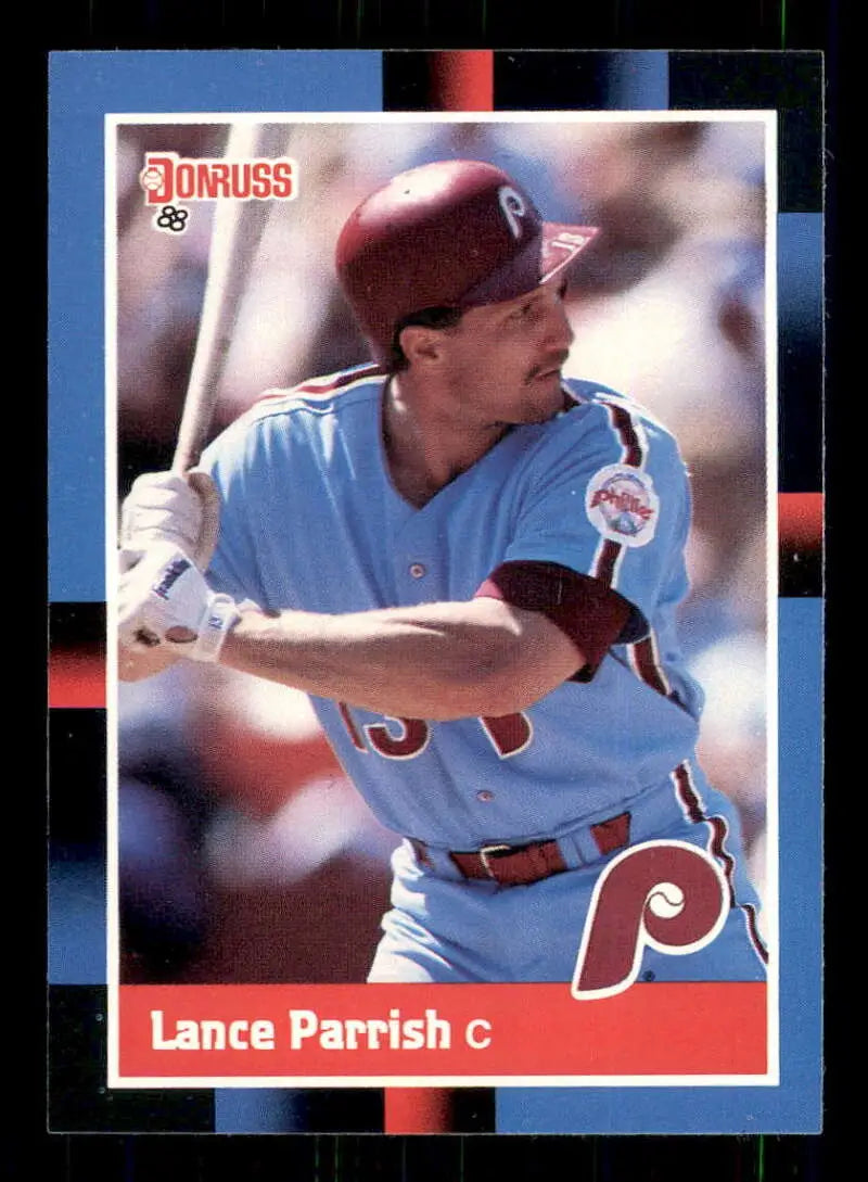 1988 Donruss #359 Lance Parrish NM-MT Philadelphia Phillies Baseball Card - Baseball Card Single