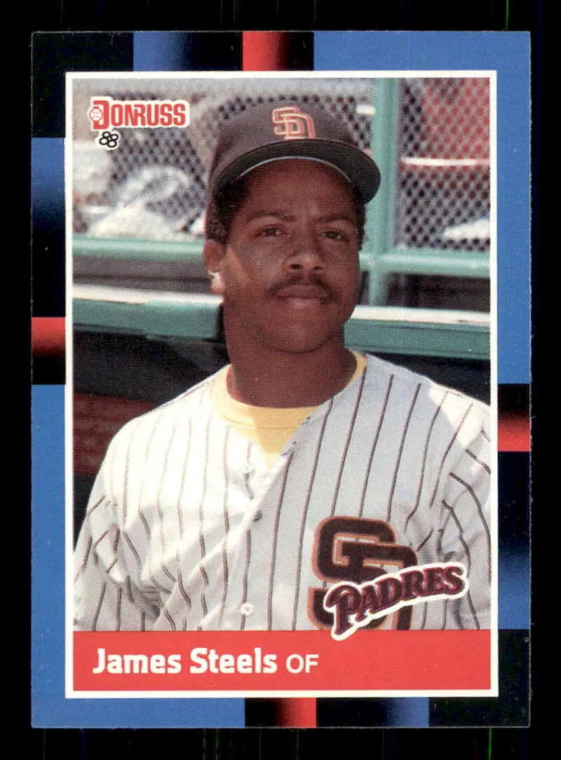 1988 Donruss #360 James Steels NM-MT San Diego Padres Baseball Card - Baseball Card Single