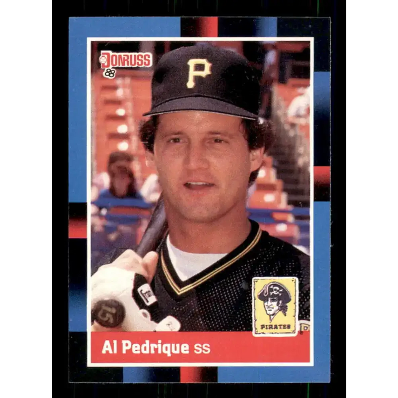 1988 Donruss #361 Al Pedrique EX Pittsburgh Pirates Baseball Card - Baseball Card Single