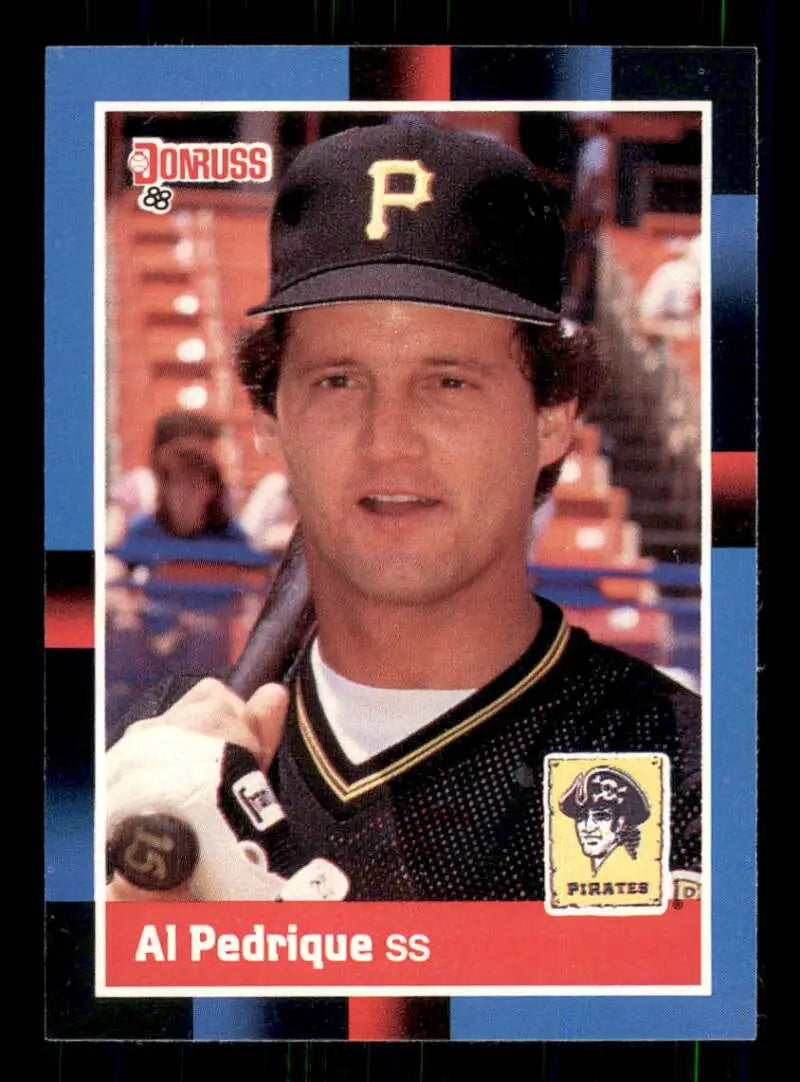 1988 Donruss #361 Al Pedrique NM-MT Pittsburgh Pirates Baseball Card - Baseball Card Single