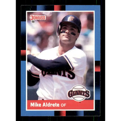 1988 Donruss #362 Mike Aldrete EX San Francisco Giants Baseball Card