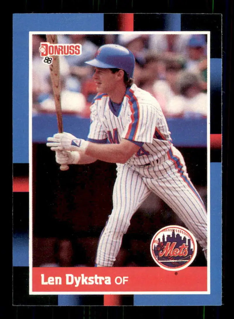 1988 Donruss #364 Lenny Dykstra NM-MT New York Mets Baseball Card - Baseball Card Single