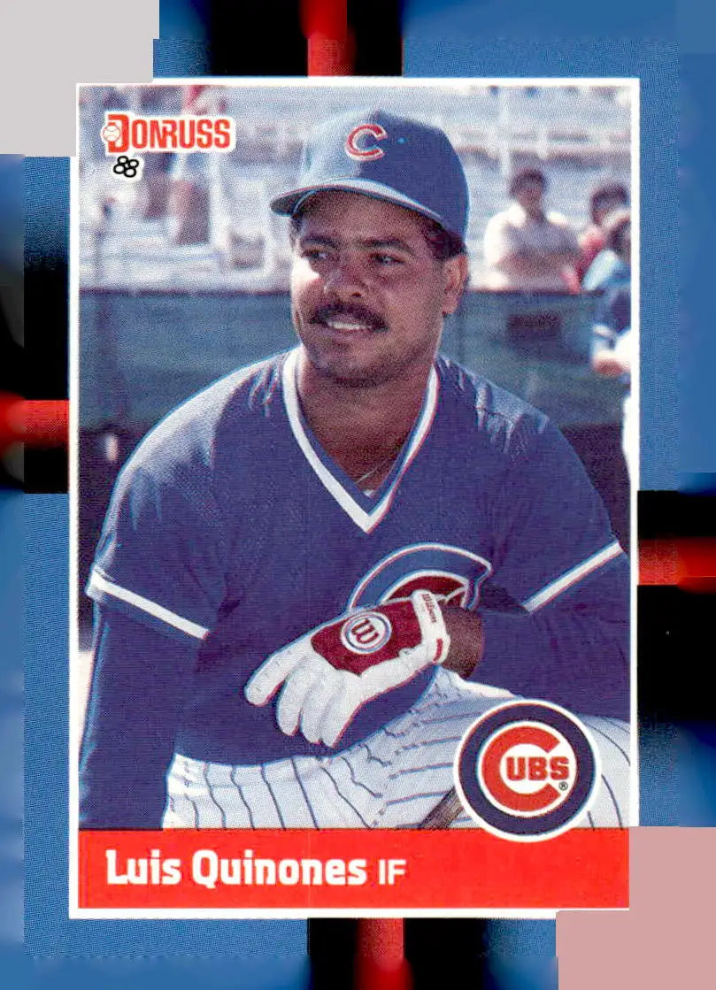 1988 Donruss Luis Quinones baseball card 365c Luis Quinones collectible image