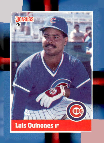 1988 Donruss Luis Quinones baseball card 365c Luis Quinones collectible image