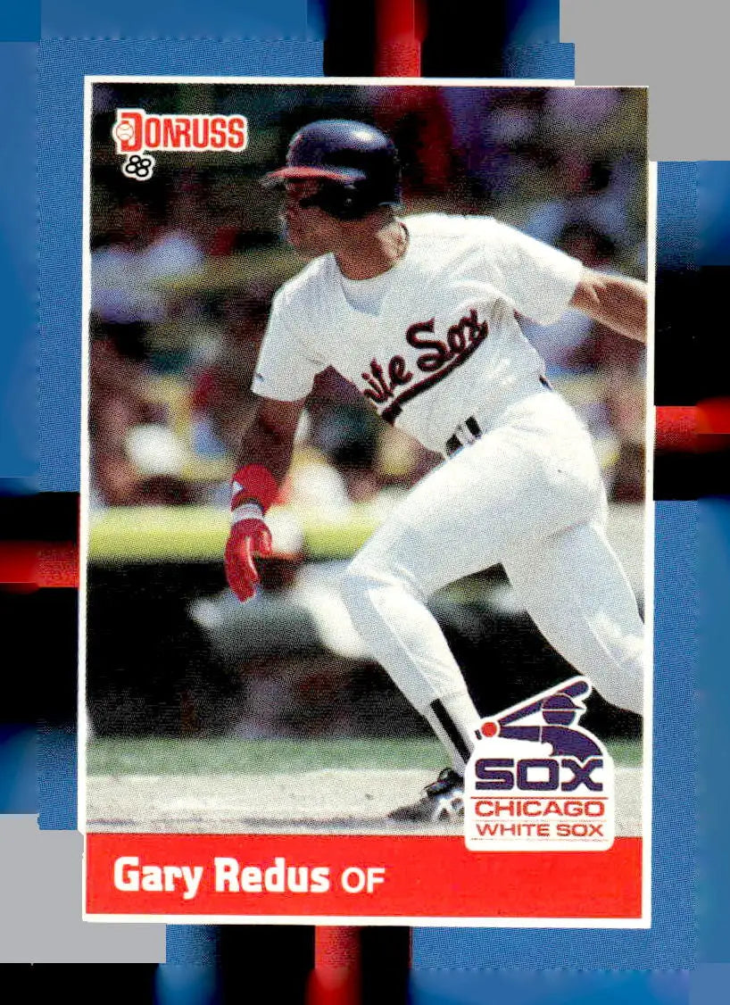 1988 Donruss Gary Redus baseball card featuring Chicago White Sox player Gary Redus