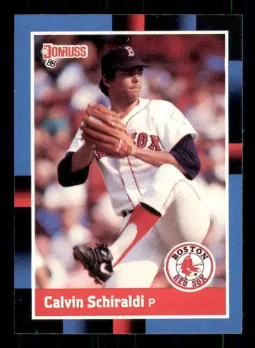 1988 Donruss #375 Calvin Schiraldi NM-MT Red Sox - Baseball Card Single