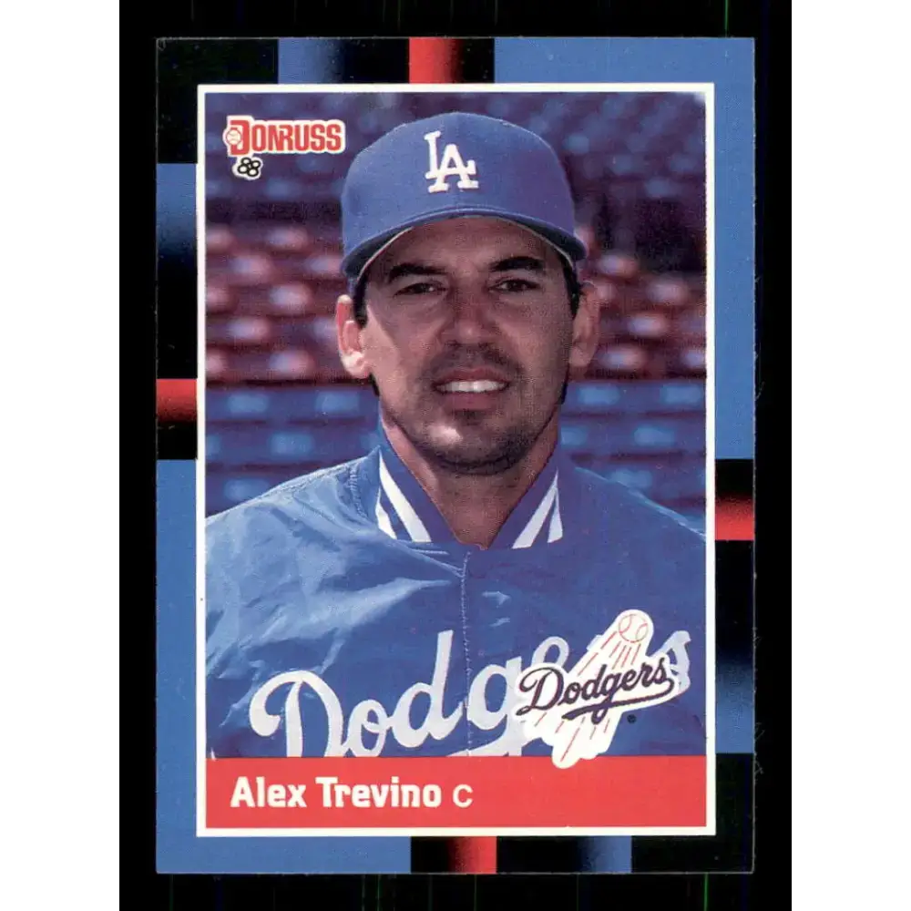 1988 Donruss #376 Alex Trevino EX Los Angeles Dodgers Baseball Card