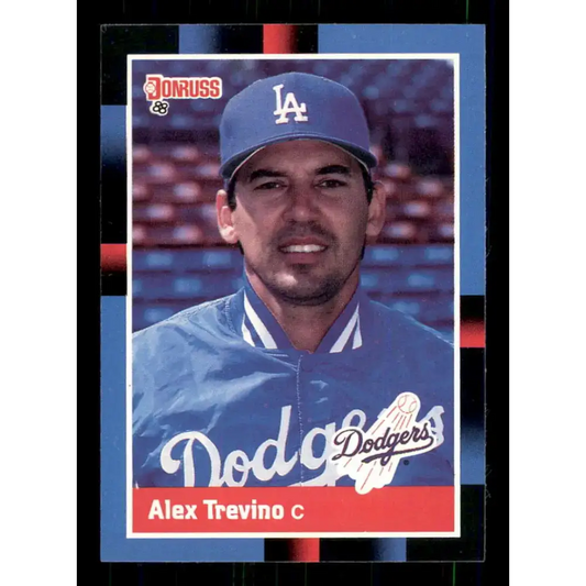 1988 Donruss #376 Alex Trevino EX Los Angeles Dodgers Baseball Card