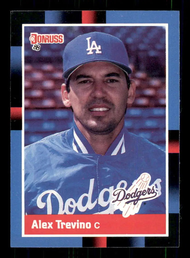 1988 Donruss #376 Alex Trevino NM-MT Los Angeles Dodgers Baseball Card - Baseball Card Single