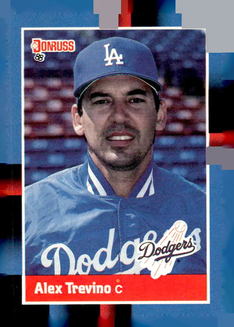 1988 Donruss Alex Trevino baseball card 376b Alex Trevino collectible image