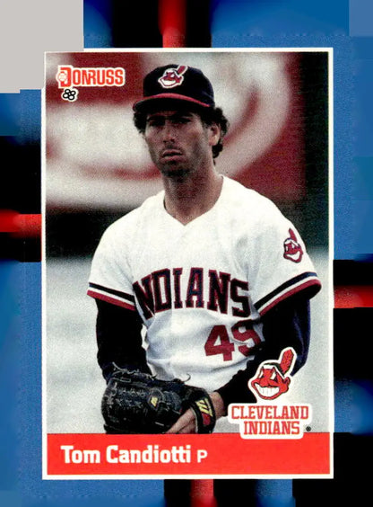 Vintage 1988 Donruss Tom Candiotti baseball card 377c Tom Candiotti collectible