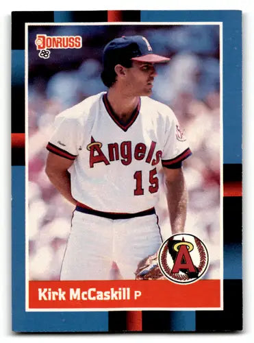 1988 Donruss #381 Kirk McCaskill NM Near Mint Angels ID:58519