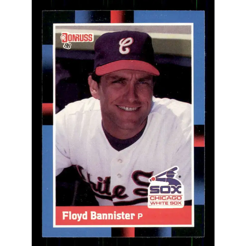 1988 Donruss #383 Floyd Bannister EX Chicago White Sox Baseball Card - Baseball Card Single