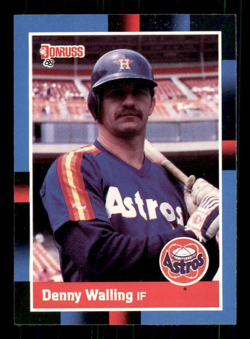 1988 Donruss #384 Denny Walling NM-MT Houston Astros Baseball Card - Baseball Card Single