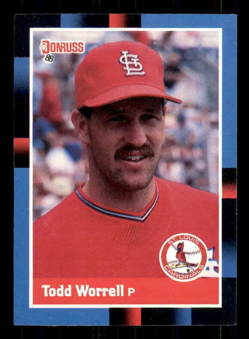 1988 Donruss #386 Todd Worrell NM-MT St. Louis Cardinals Baseball Card - Baseball Card Single