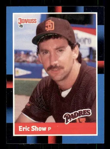 1988 Donruss #387 Eric Show NM Near Mint Padres