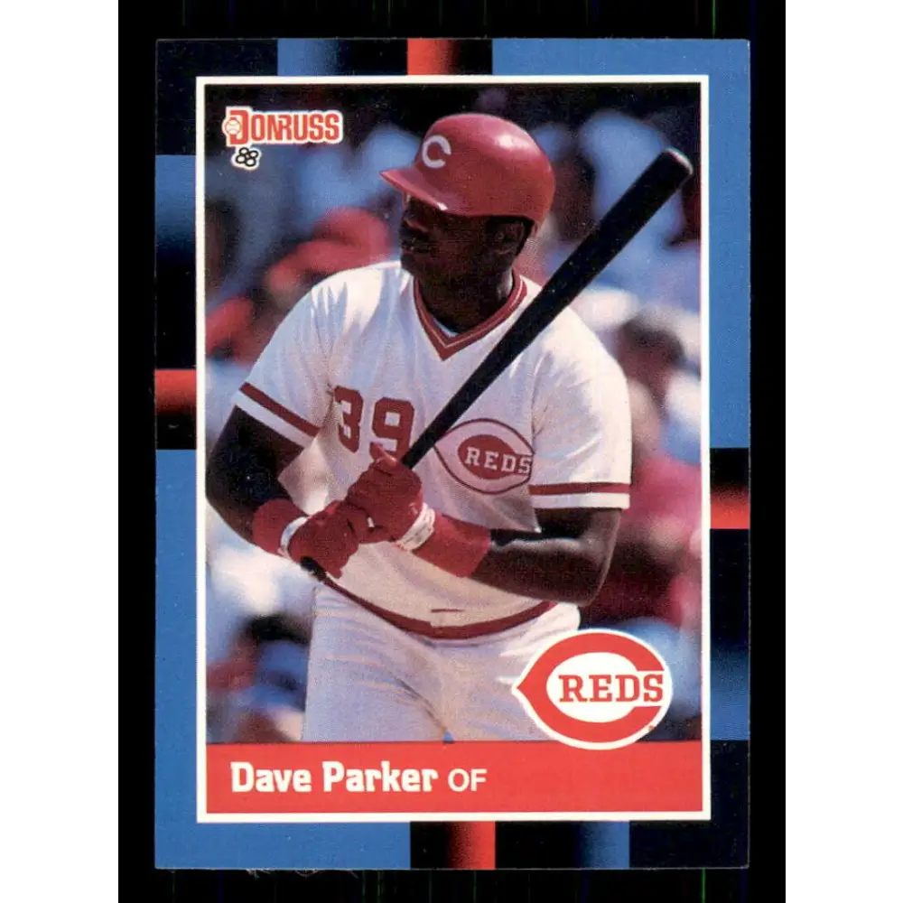1988 Donruss #388 Dave Parker EX Cincinnati Reds Baseball Card Image 1
