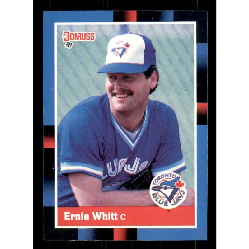 1988 Donruss #394 Ernie Whitt EX Toronto Blue Jays Baseball Card - Baseball Card Single