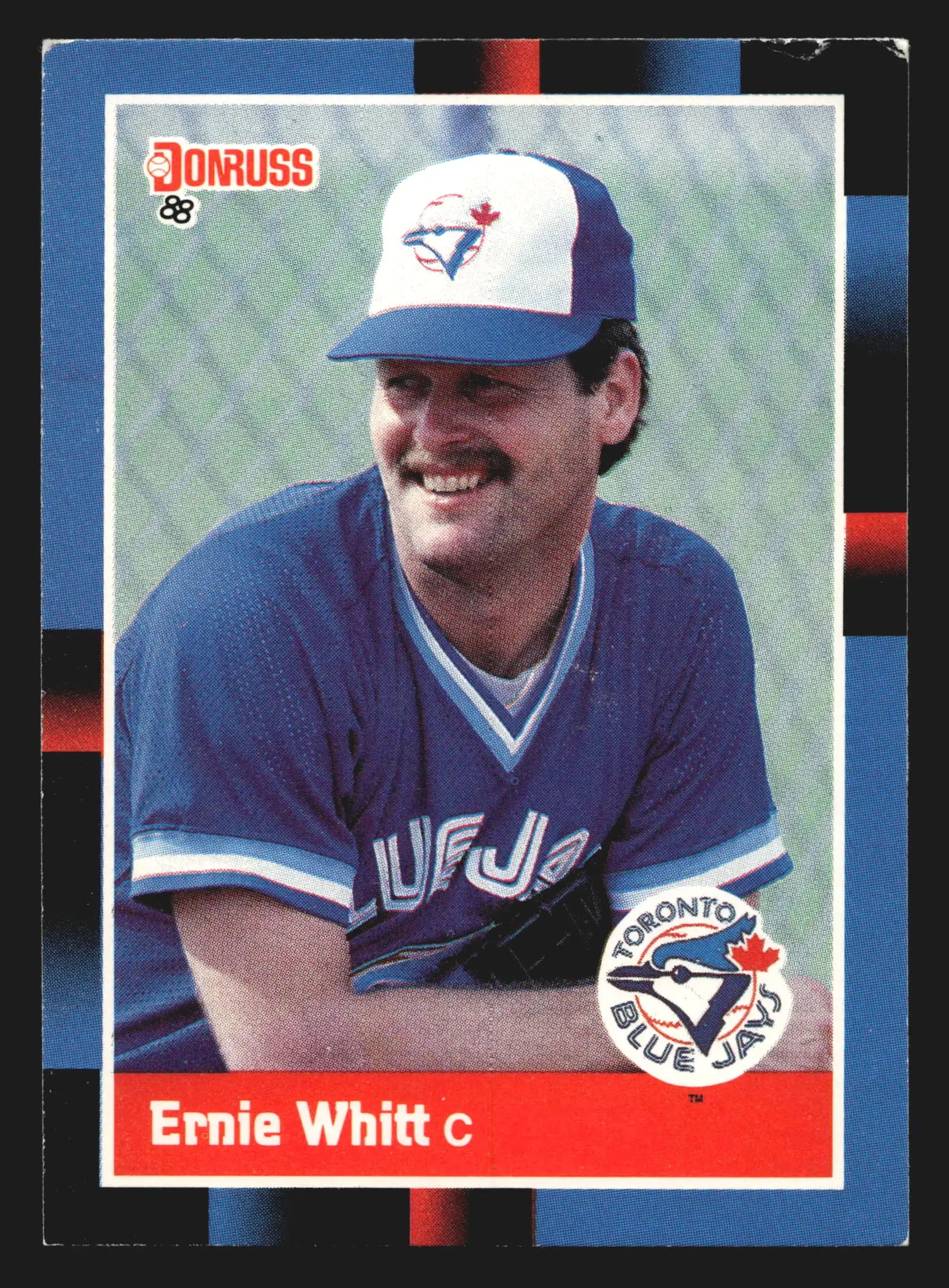 1988 Donruss #394 Ernie Whitt Toronto Blue Jays