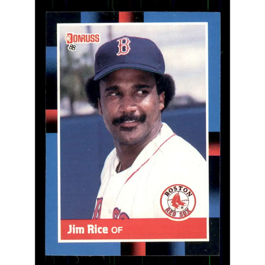1988 Donruss #399 Jim Rice EX Boston Red Sox Baseball Card Image 1