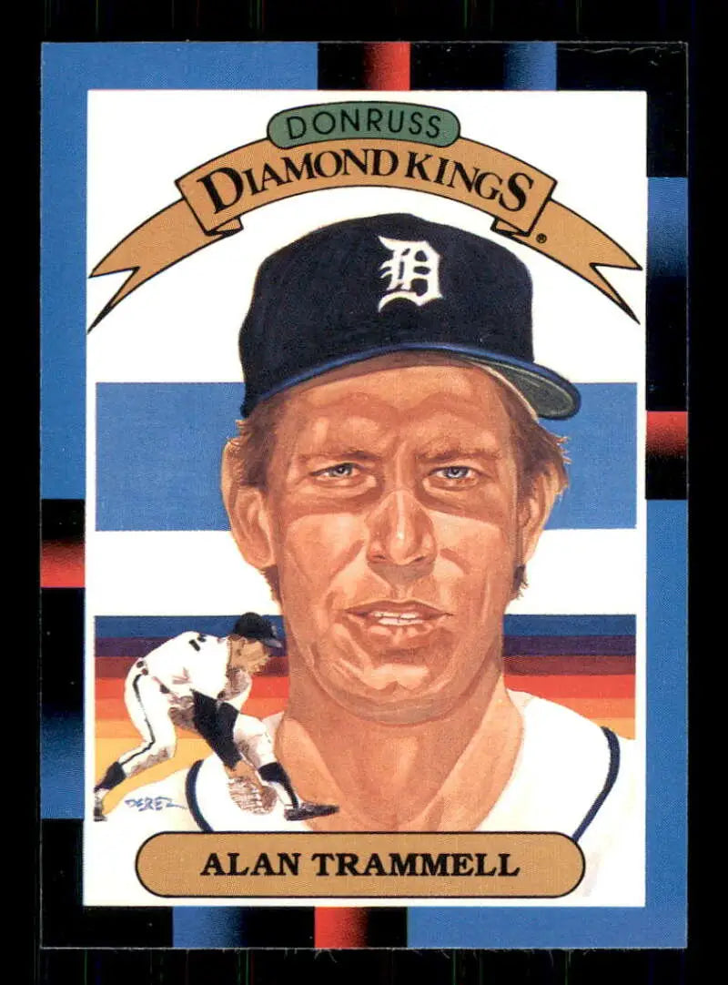 1988 Donruss #4 Alan Trammell NM-MT Detroit Tigers Baseball Card - Baseball Card Single