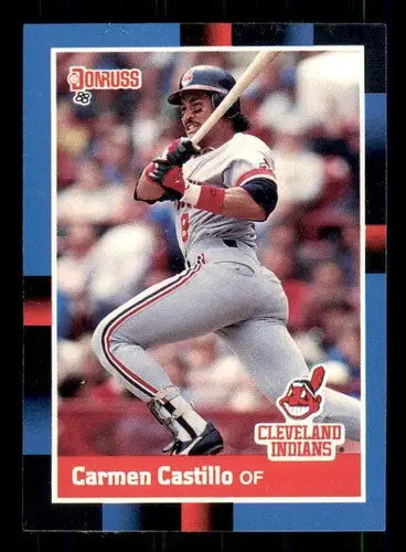 1988 Donruss Carmen Castillo baseball card with original gloss from Simply Sandoval collection