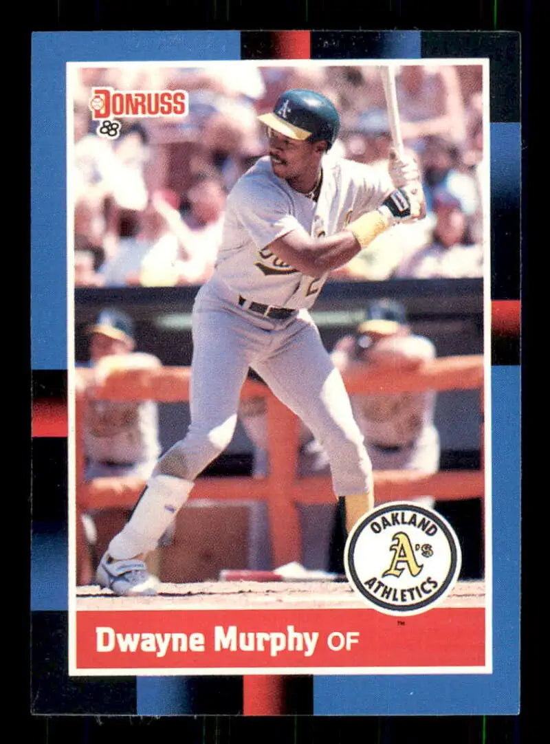 1988 Donruss #405 Dwayne Murphy NM-MT Oakland Athletics Baseball Card - Baseball Card Single