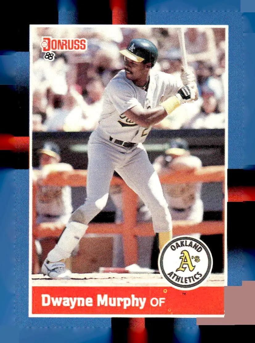1988 Donruss Dwayne Murphy Oakland Athletics baseball card 405c Dwayne Murphy image