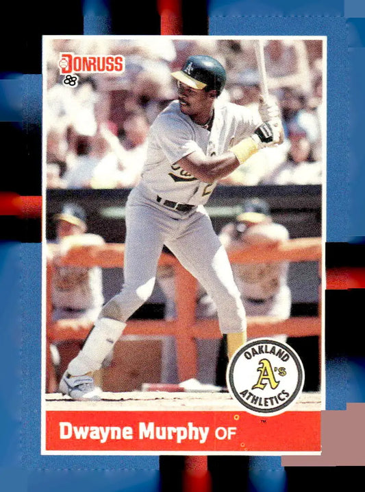 1988 Donruss Dwayne Murphy Oakland Athletics baseball card 405c Dwayne Murphy image
