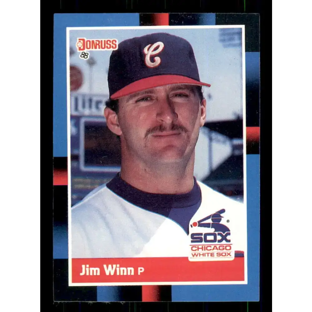 1988 Donruss #409 Jim Winn EX Chicago White Sox Baseball Card - Baseball Card Single